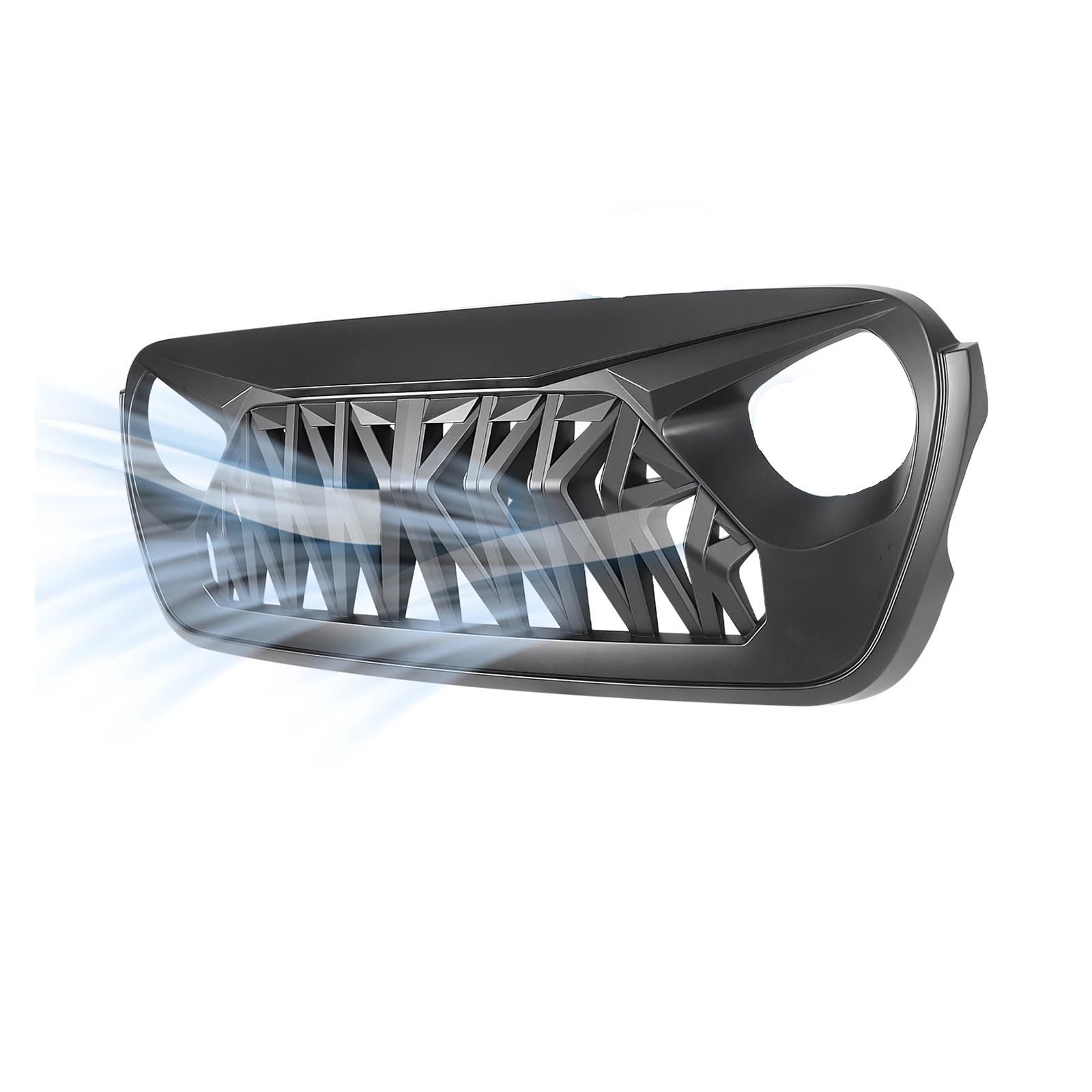 UTSKWD Frontgrillabdeckung Haifisch-Kühlergrillschutz | Kompatibel mit Jeep Wrangler JL/Kompatibel mit Gladiator JT 2018-2025 UTSKWD Frontgrillabdeckung Haifisch-Kühlergrillschutz | Kompatibel mit Jeep Wrangler JL/Kompatibel mit Gladiator JT 2018-2025 von UTSKWD