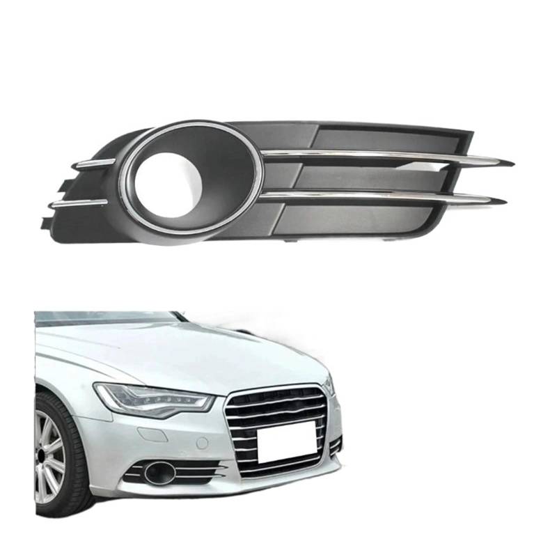 UTSKWD Nebelscheinwerfer-Grillabdeckung for die untere Stoßstange des Autos mit Loch | Kompatibel mit Audi A6 C7 2011 2010 2011 2012 2013 2014 2015(Right) von UTSKWD