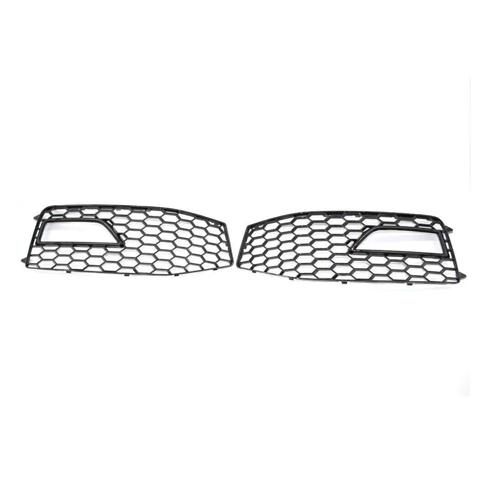 UTSKWD Nebelscheinwerfer-Lampenabdeckungsgrill ， Kompatibel mit Audi A4 B8.5 S-Line S4 2012 2013 2014 2015 Frontstoßstangengrill RS4-Stil 8K0807681(Black B) von UTSKWD