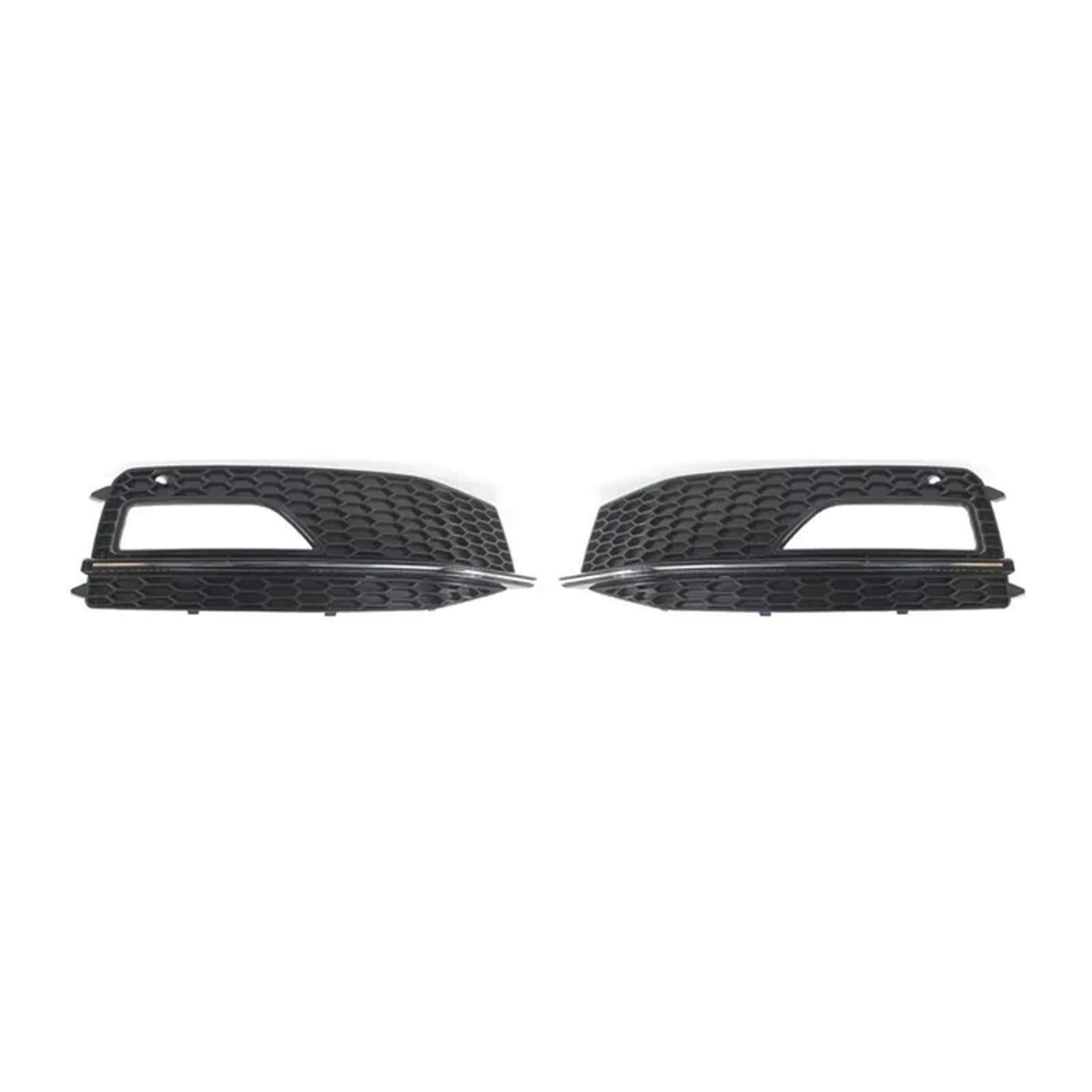 UTSKWD Nebelscheinwerfer-Lampenabdeckungsgrill ， Kompatibel mit Audi A4 B8.5 S-Line S4 2012 2013 2014 2015 Frontstoßstangengrill RS4-Stil 8K0807681(Chrome C) von UTSKWD