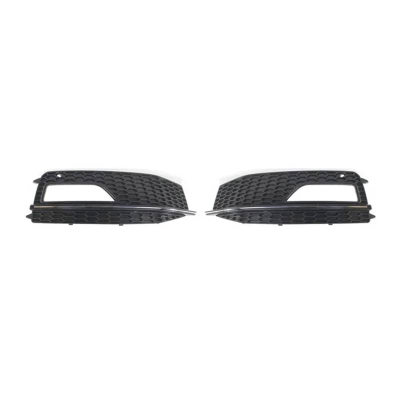 UTSKWD Nebelscheinwerfer-Lampenabdeckungsgrill ， Kompatibel mit Audi A4 B8.5 S-Line S4 2012 2013 2014 2015 Frontstoßstangengrill RS4-Stil 8K0807681(Chrome C) von UTSKWD