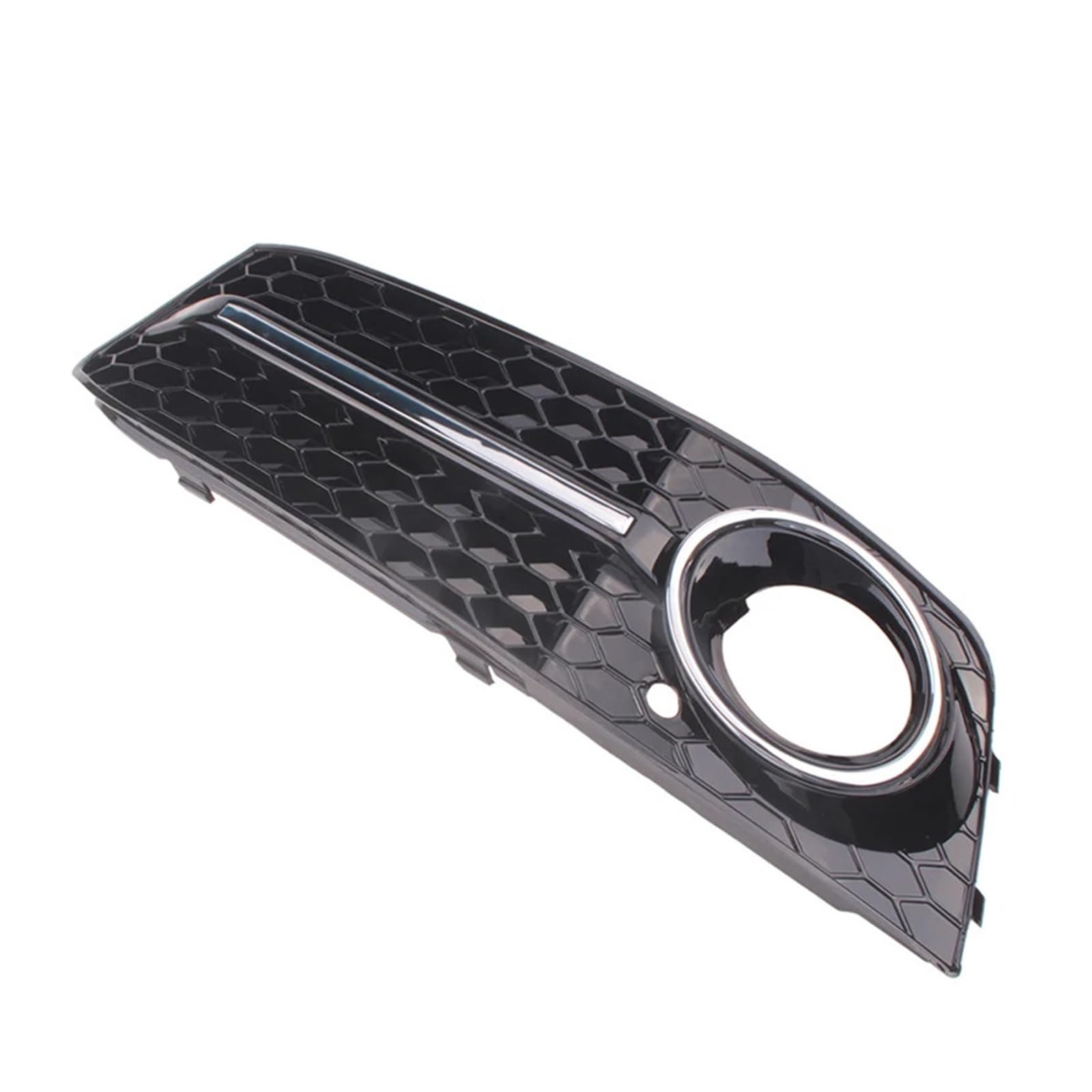 UTSKWD Nebelscheinwerferrahmen-Abdeckungsverkleidung, vorderes Stoßfänger-Lampengitter, Zellengitter, kompatibel mit Audi A4 B8 RS4 Style 2009–2012, Autozubehör(Fog lamp Cover L) von UTSKWD