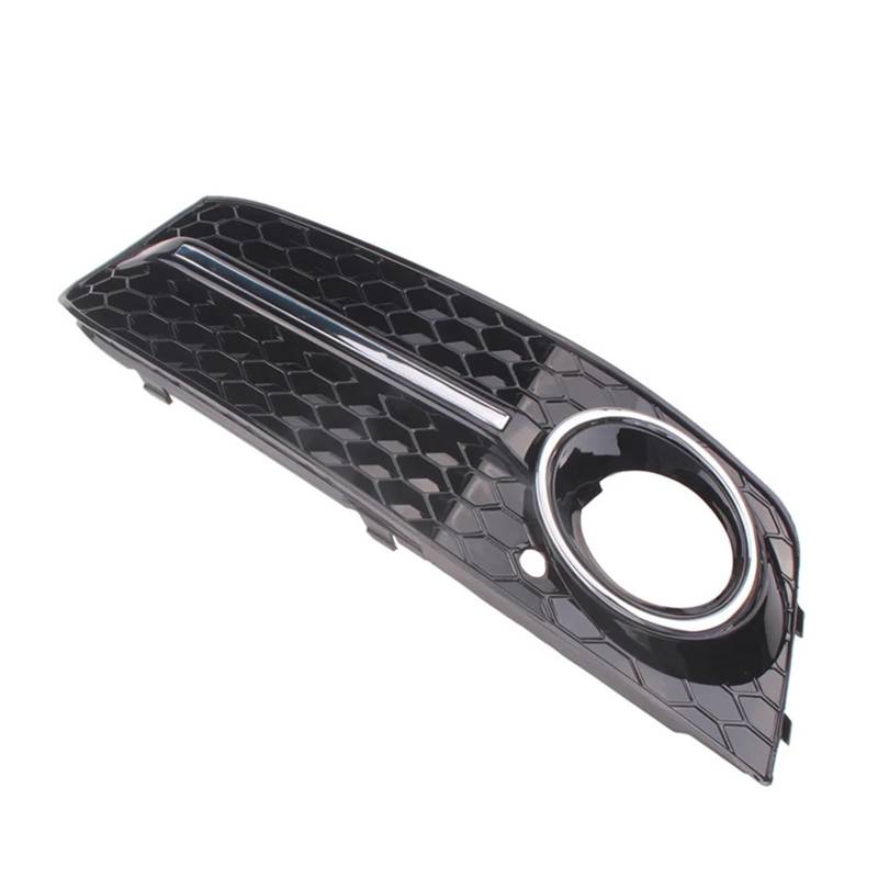 UTSKWD Nebelscheinwerferrahmen-Abdeckungsverkleidung, vorderes Stoßfänger-Lampengitter, Zellengitter, kompatibel mit Audi A4 B8 RS4 Style 2009–2012, Autozubehör(Fog lamp Cover L) von UTSKWD