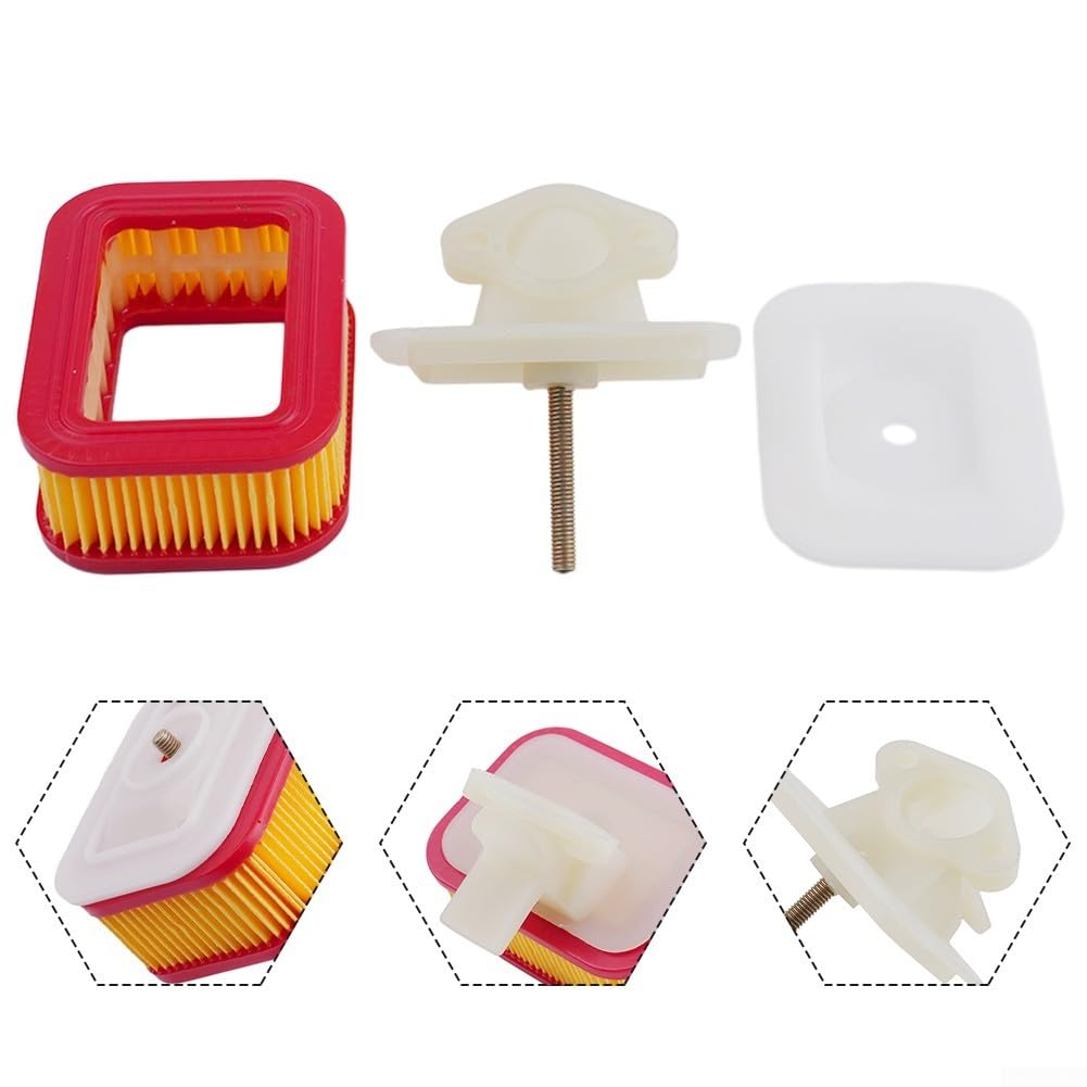 Luftfilter-Set für 5200 5800 5258CC Kettensägen, Papierfilter, für langlebiges Material, exquisites Design, lange Lebensdauer, zuverlässige Verwendung, Paket enthält 1 Filter, 2 Filterteile Luftfilter-Set für 5200 5800 5258CC Kettensägen, Papierfilter, für langlebiges Material, exquisites Design, lange Lebensdauer, zuverlässige Verwendung, Paket enthält 1 Filter, 2 Filterteile von UTTASU