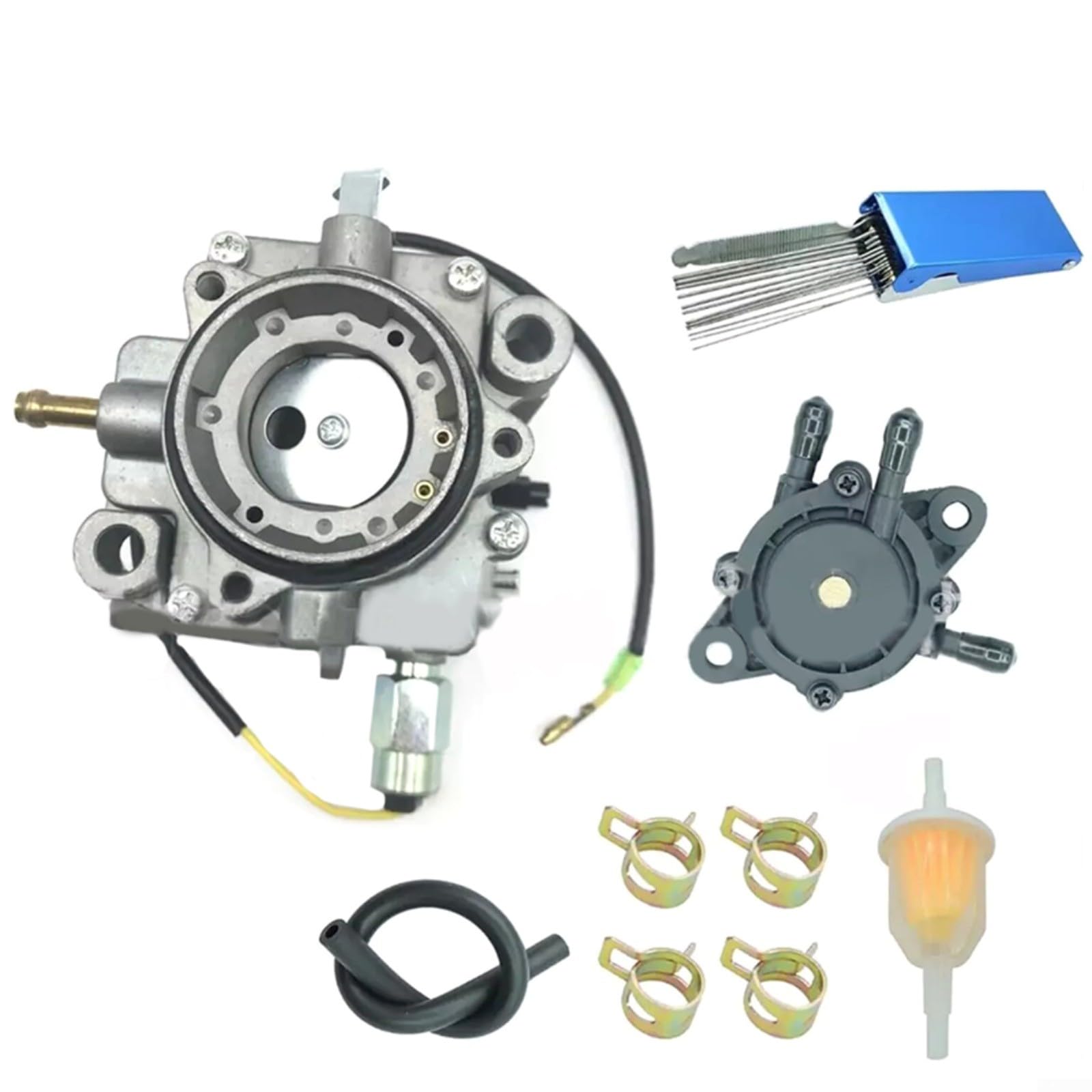 UTTASU Vergaser-Kit für FD620D MIA11386 MIA12362 15004-0799 Motor-Ersatzteil, Metall, Kunststoff, Silber, 20 x 10 x 9 cm, Rasenmäher-Zubehör, verbesserte Kraftstoffeffizienz UTTASU Vergaser-Kit für FD620D MIA11386 MIA12362 15004-0799 Motor-Ersatzteil, Metall, Kunststoff, Silber, 20 x 10 x 9 cm, Rasenmäher-Zubehör, verbesserte Kraftstoffeffizienz von UTTASU