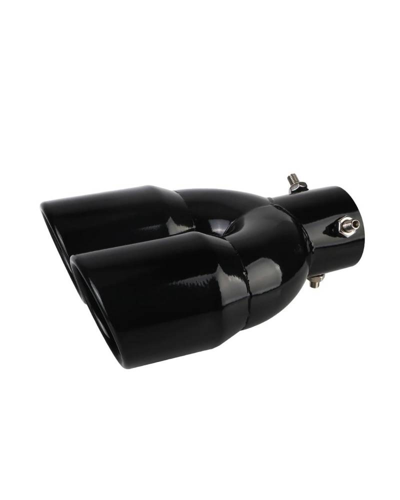 Auspuffspitze 63mm Auto Lufteinlass Auto Teile Edelstahl Universal Dual Rohr Hinten Auspuff Endrohr Dual Outlet Endrohrblende von UUIUYGH