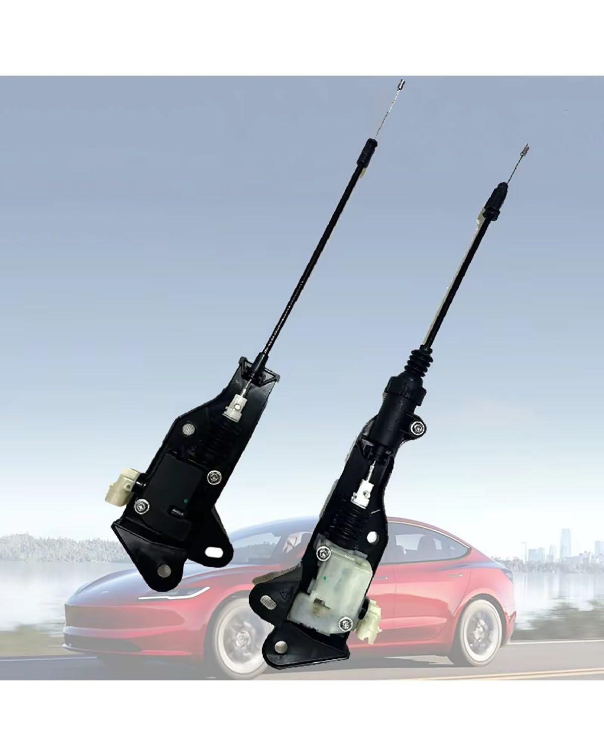 Motorhaubenschloss 1 PCS 1 Paar Frunk-Antrieb Haubenschloss Vorne Sekundär Für Teslaes Für Modell 3 2017-2022 1098789-00-D 1098790-00-D Autozubehör Haubenschloss(1 Pair) von UUIUYGH