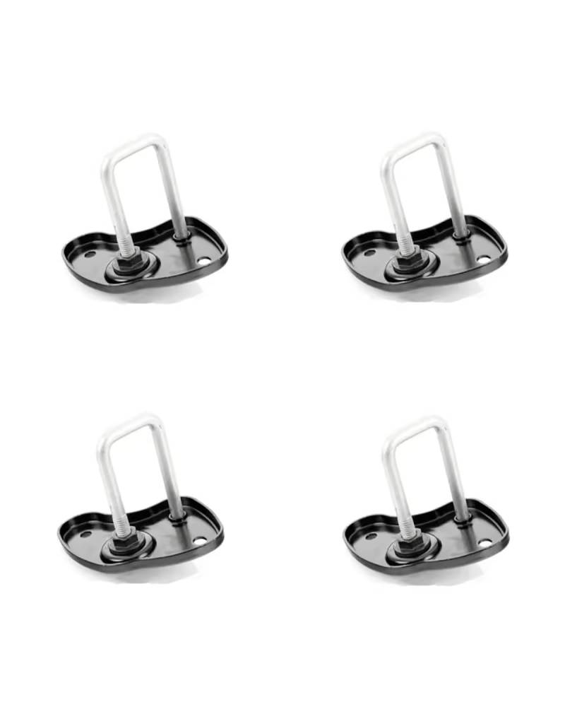 Motorhaubenschloss Für 3 Serie G20 2017 2018 2019 51237473707 51 23 7 473 707 1/4 Stücke Haube Lock Latch Oberen Ersatz Schwarz Haubenschloss(4Pcs) von UUIUYGH