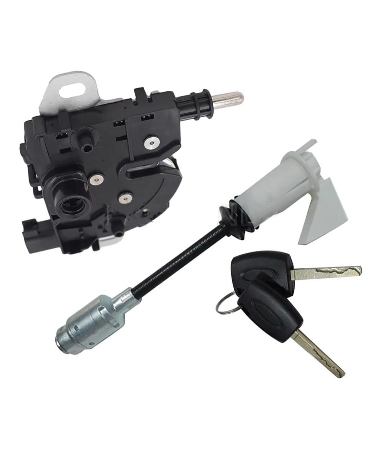 Motorhaubenschloss Für Ford Für Focus MK2 C-Max 1343577 Reparatursatz Für Motorhaubenentriegelung Mit Langer Stange Und 2 Schlüsseln 3M5116700AC Schlossfalle Haubenschloss Motorhaubenschloss Für Ford Für Focus MK2 C-Max 1343577 Reparatursatz Für Motorhaubenentriegelung Mit Langer Stange Und 2 Schlüsseln 3M5116700AC Schlossfalle Haubenschloss von UUIUYGH