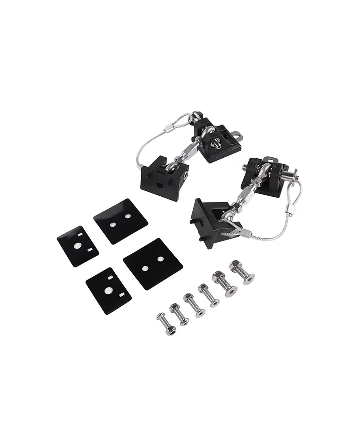 Motorhaubenschloss Für Wrangler JK 2007-2017 Retro-Stil Schlösser Haube Auto Motorhaube Latch Fangen Schloss Dekor Abdeckung Außen Zubehör Haubenschloss(Black A) von UUIUYGH