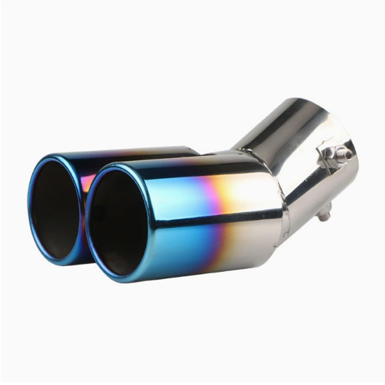 Auspuffblende für Suzuki Swace (2020 2021 2022 2023 2024), Auspuffblenden Auspuff Endrohr Auto-Auspuff Endrohre & Endrohrteile Endrohrblende,Blue dobl curve von UUJYSEXW