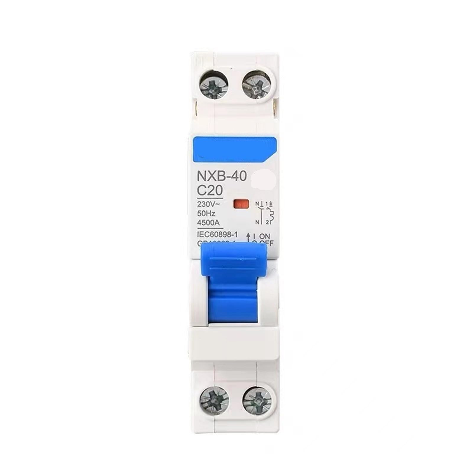 DPN 1P + N NXB-40 NXBLE-40 Ersetzen DZ267-32 6A 10A 16A 20A 25A 32A 220V 50HZ Miniatur Fehlerstromschutzschalter MCB RCBO 1Pcs(NXB-40 1P 1N(MCB),10A) von UVQFBITA