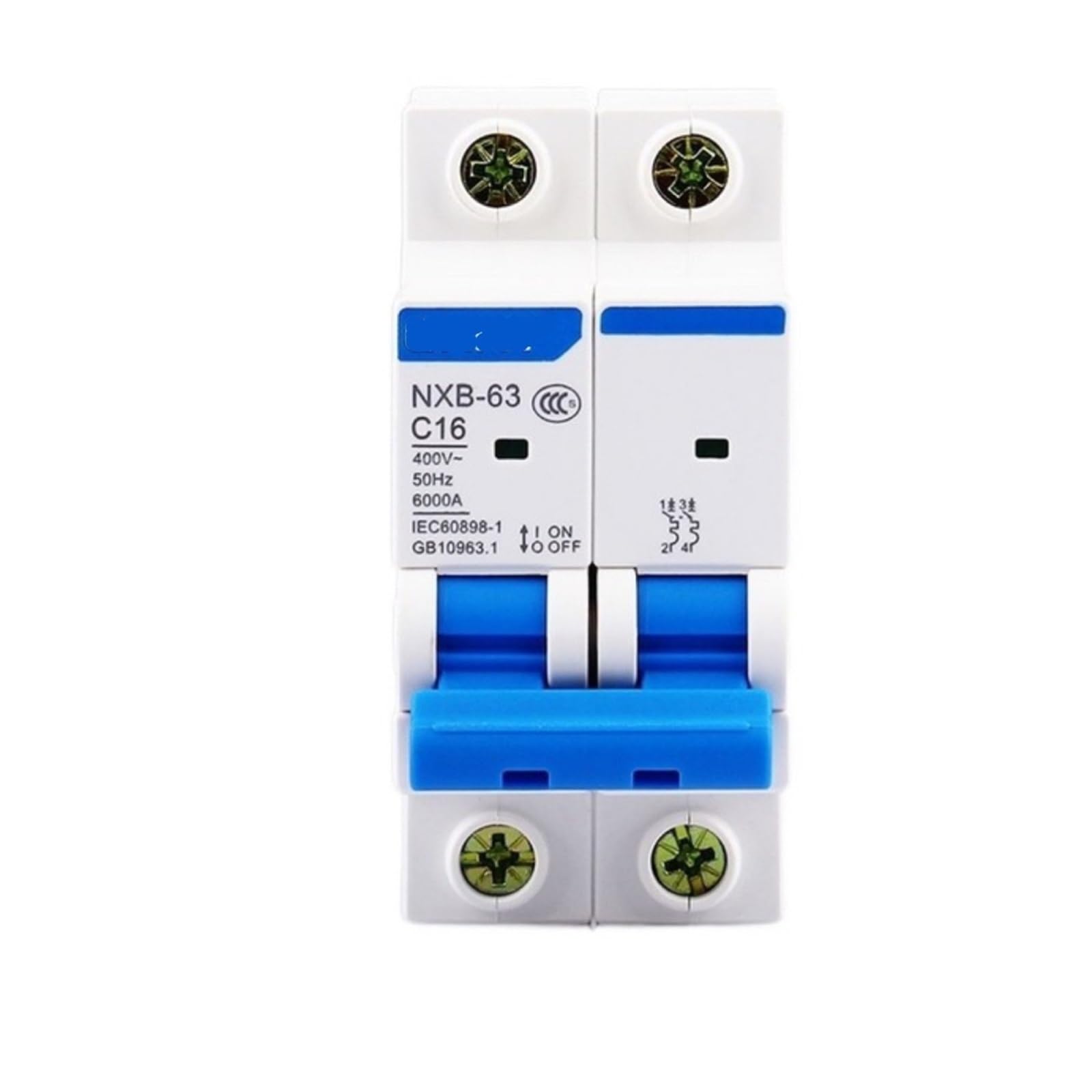MCB NXB-63 1P 2P AC 230/400V 1A-125A Circuit Breaker DIN Schiene Montage Miniatur Haushalt Luft Schalter 1 stücke(2P,2A) von UVQFBITA
