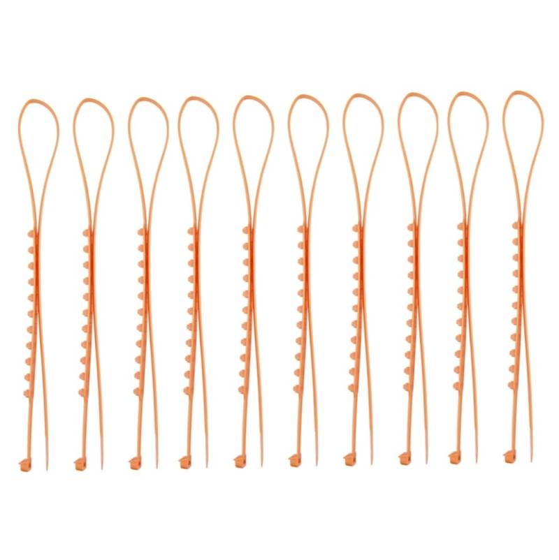 10pcs Universal Winter Car Tire Anti-Skid-Schneeketten Orange Automobile und Motorräder von UWEOTYYY
