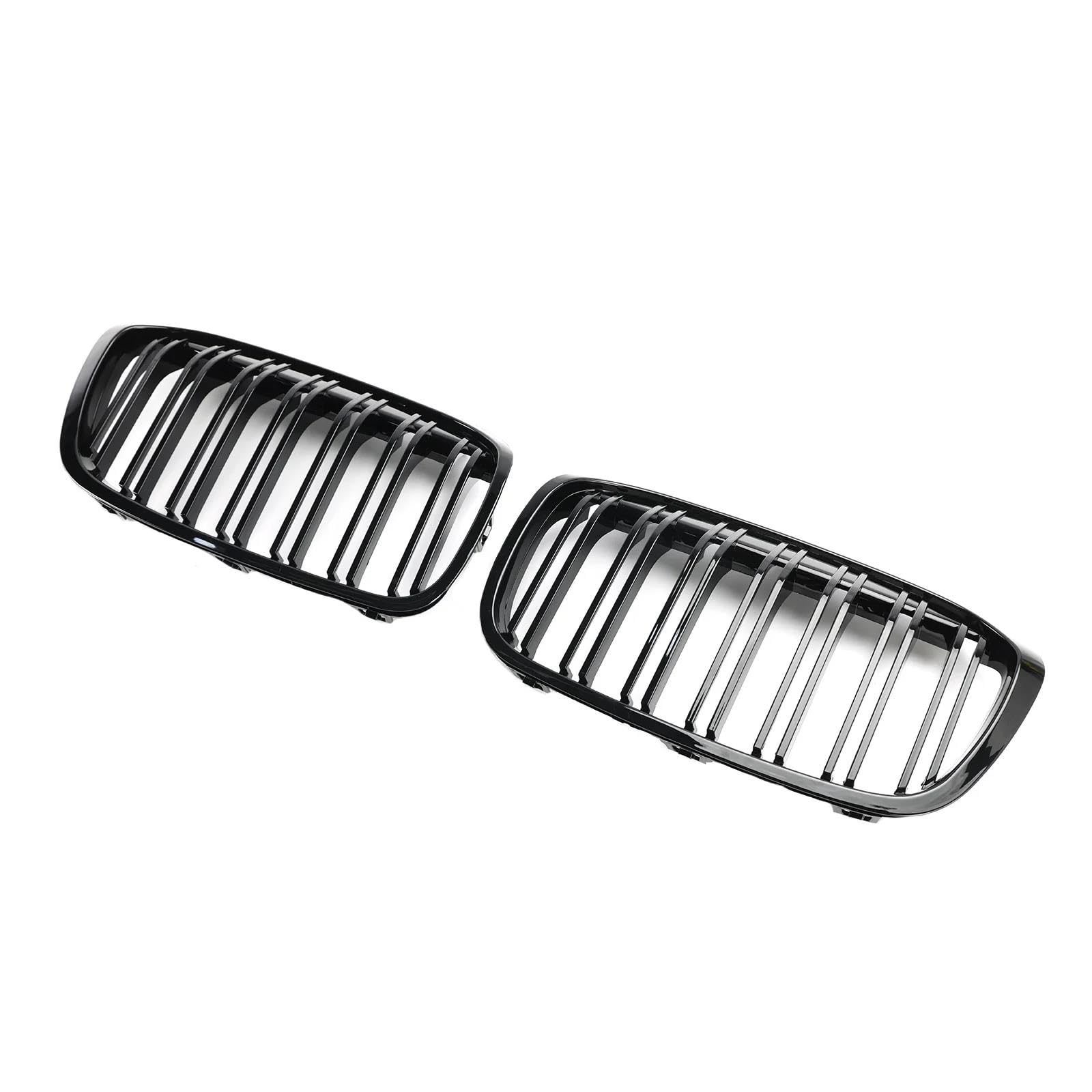 Für B&MW 2er F45 F46 2018 2019 2020 2021 2-teiliger Glänzend Schwarzer Front-Nierengrill Kühlergrills für die Front Für B&MW 2er F45 F46 2018 2019 2020 2021 2-teiliger Glänzend Schwarzer Front-Nierengrill Kühlergrills für die Front von UYCHYTQR