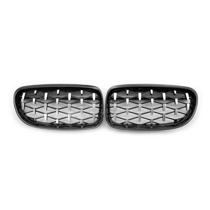 Für B&MW 3er E90 E91 2008-2012 Diamant-Nierengrill 51137201967 51137201968 Doppellamellen-Sportstil Kühlergrills für die Front von UYCHYTQR