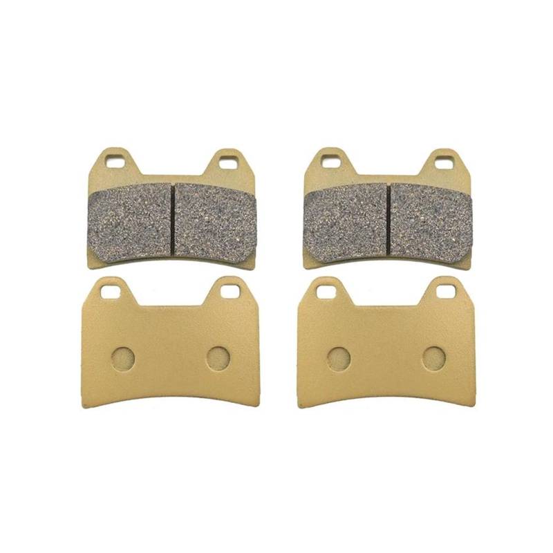 IBNA Bremsbeläge Für MOTO GUZZI 850 Für Breva Dh Für Griso 2006-2007 1100 Für Breva 1200 Für Griso 8v Sport 4v Für Stelvio 8V NTX ABS Motorrad Motorrad-Bremsbeläge(Vorne 2 Paar) von UYCHYTQR