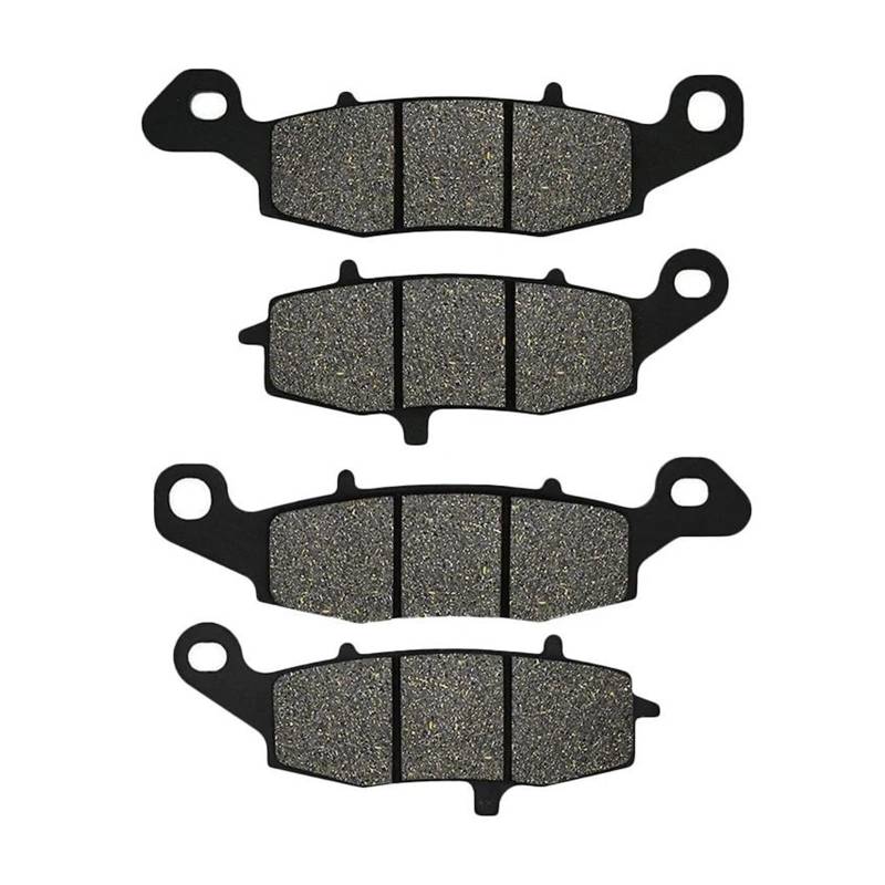 IBNA Bremsbeläge Vorne Und Hinten Für Kawasaki ZR7 ZR7S ZR750 KZ1000 Police Für Vulcan Nomad VN 1500 1600 1700 Für Classic Tourer Vaquero Motorrad-Bremsbeläge(Vorne eingestellt) von UYCHYTQR