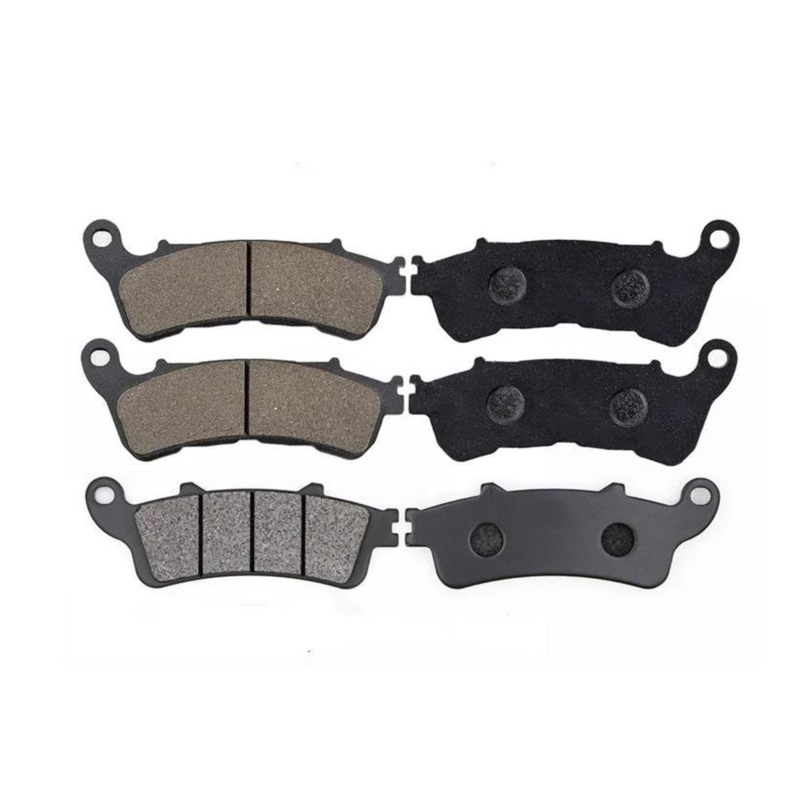 IBNA Bremsbelagsatz Motorrad Vorne Und Hinten NT700/NT 700 Für Deauville 2006-2013 Und VFR800 2006 2007 2008 2009 Motorrad-Bremsbeläge(1 Satz) von UYCHYTQR