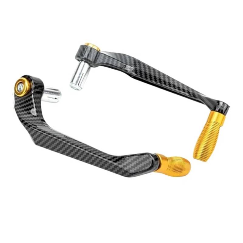 UYJHFPLND Moto Bremskupplungshebelschutz Motorcycle Die-Casting Handlebar Brake Clutch Lever Hand Guard Protector Accessories Handguard Motorbike Accessories von UYJHFPLND