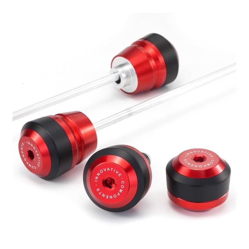 UYJHFPLND Motorrad Anti Crash Sturzpads Vorne Hinten Fe Slider Rad Gabel Achse Sliders Cap Crash Protector Paar Für YA&MAHA Tech Max 560 Tmax560 Techmax Tmax T-max 560 von UYJHFPLND