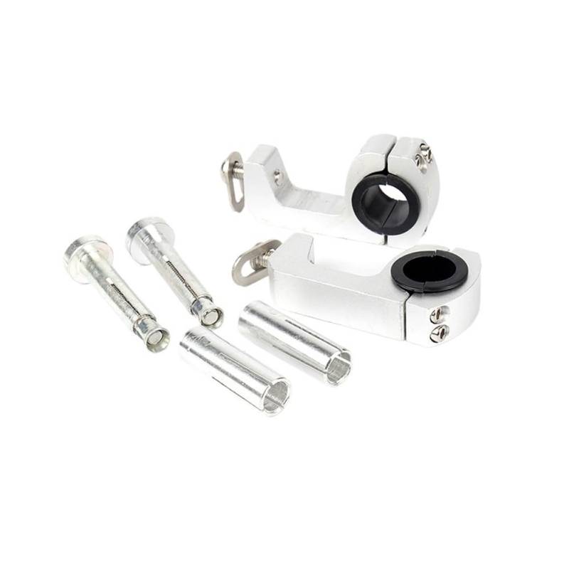 UYJHFPLND Motorrad Lenker Riser Motorrad Handschutz Halterung Montage Halterung Halter 22 / 28mm Griff Retrofit Halterung Hand Schutz Teile von UYJHFPLND