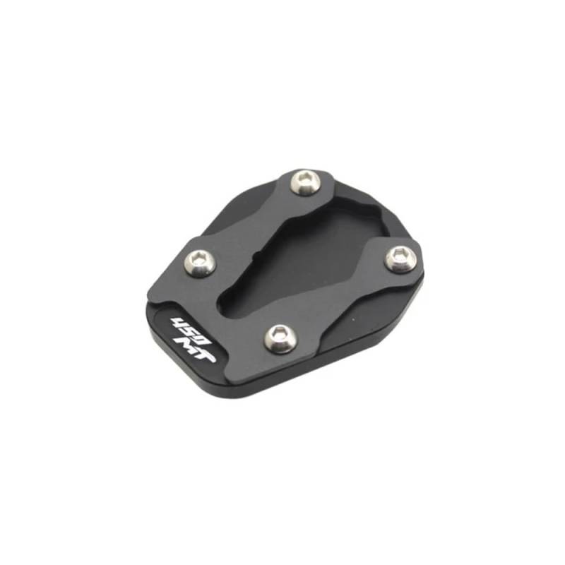 UYJHFPLND Motorrad Seitenständer-Vergrößerer Für CFMOTO 450MT MT450 450 MT 2024 2025 Motorrad CNC Kickstand Vergrößerung Platte Foot Side Ständer Vergrößerungsständer Ständer Pad Pad von UYJHFPLND