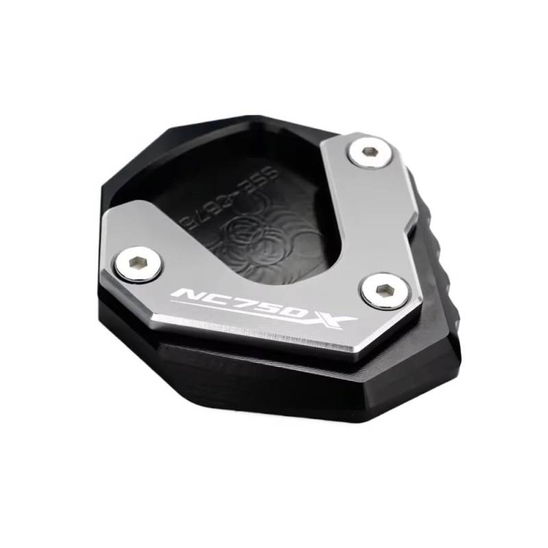 UYJHFPLND Motorrad Seitenständer-Vergrößerer Für HO&ND&A NC750X XADV 750 NC 750X XADV750 NC750 X 2014-2024 Motorrad CNC Side Ständer Vergrößerung Kickstand Verlängerung von UYJHFPLND