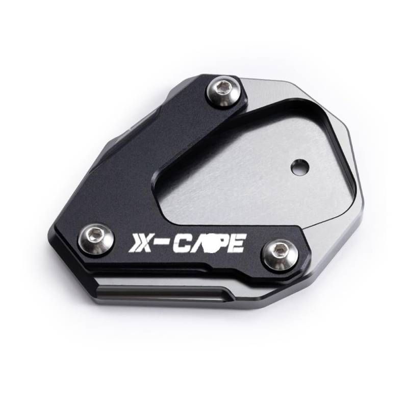 UYJHFPLND Motorrad Seitenständer-Vergrößerer Motorrad Morini Für XCape 650 X-Cape 650 650X 2022 2023 2024 Zubehör Reifen Luftkappe CNC Seitenständer Fuß Vergrößerungsständer Pad von UYJHFPLND