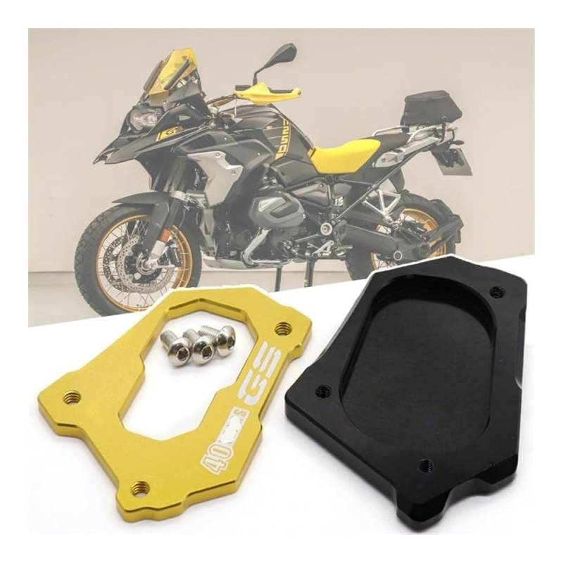 UYJHFPLND Motorrad Seitenständer-Vergrößerer Motorrad Ständer Für B&M&W R 1200 GS LC R1200GS ADV R1250GS Abenteuer R 1250 GS CNC Motorrad Seite Stehen vergrößern Erweiterung von UYJHFPLND