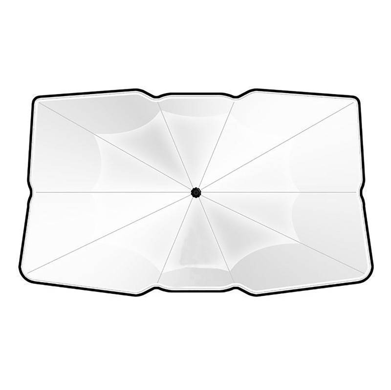 Auto Sonnenschutz Frontscheibe für Land Rover Discovery (Import), Frontscheibenabdeckung Innen Sonnenschirm Auto, Faltbare Auto Windschutzscheibe Sonnenblende,B 140 * 79cm von UYTKTN