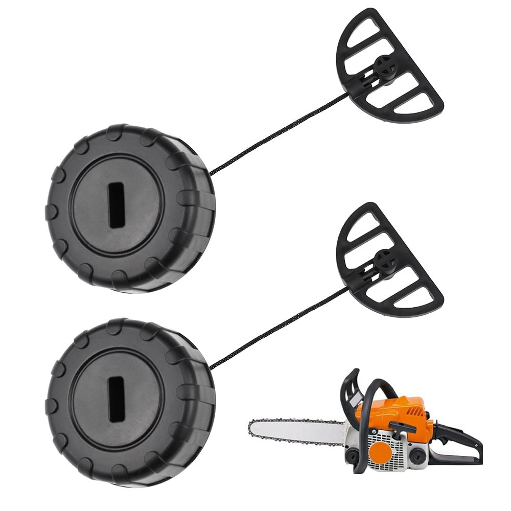 UYUYong 2 Stück Tankdeckel Kettensäge Öltankdeckel für STIHL Kettensäge 017 018 MS170 MS180 Ersatz-Nr. 1130 350 0500 Öldeckel Kettensäge Ersatzteile von UYUYong