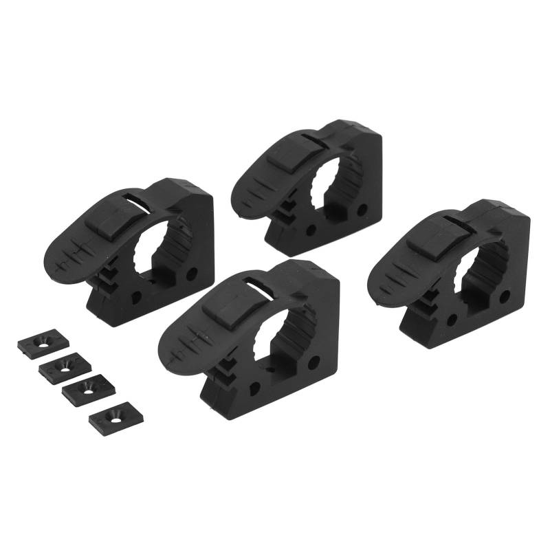 4 Stück Dachträger-Schaufelhalterung, 30–40 Mm Klemmung, 11 Kg Tragkraft, Robuste Gummi-Klemmhalterung von Uadme