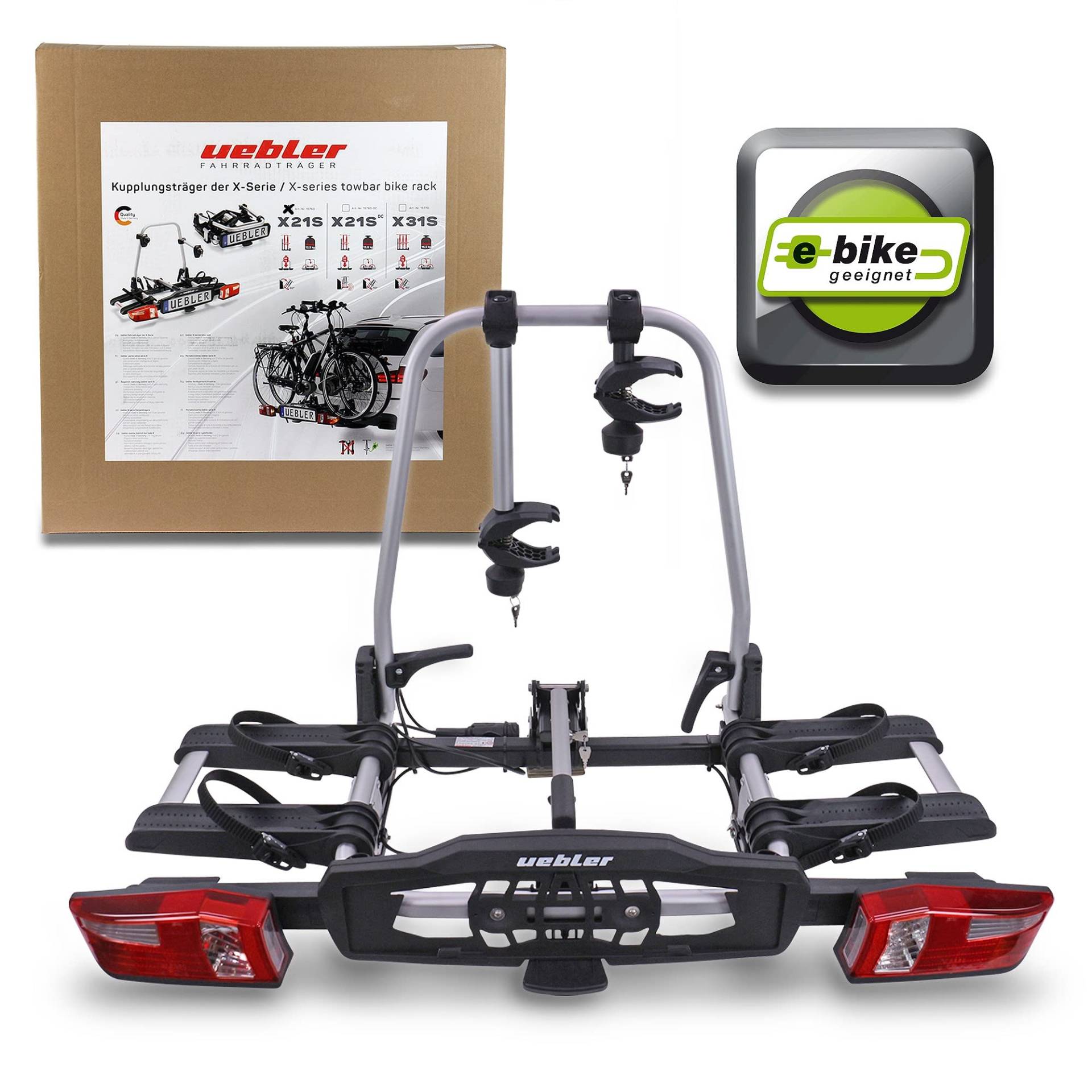 Uebler 15760 Anhänger-Kupplungsträger X21-S für 2 Fahrräder mit EuroBE E-Bike geeignet Uebler 15760 Anhänger-Kupplungsträger X21-S für 2 Fahrräder mit EuroBE E-Bike geeignet von Uebler