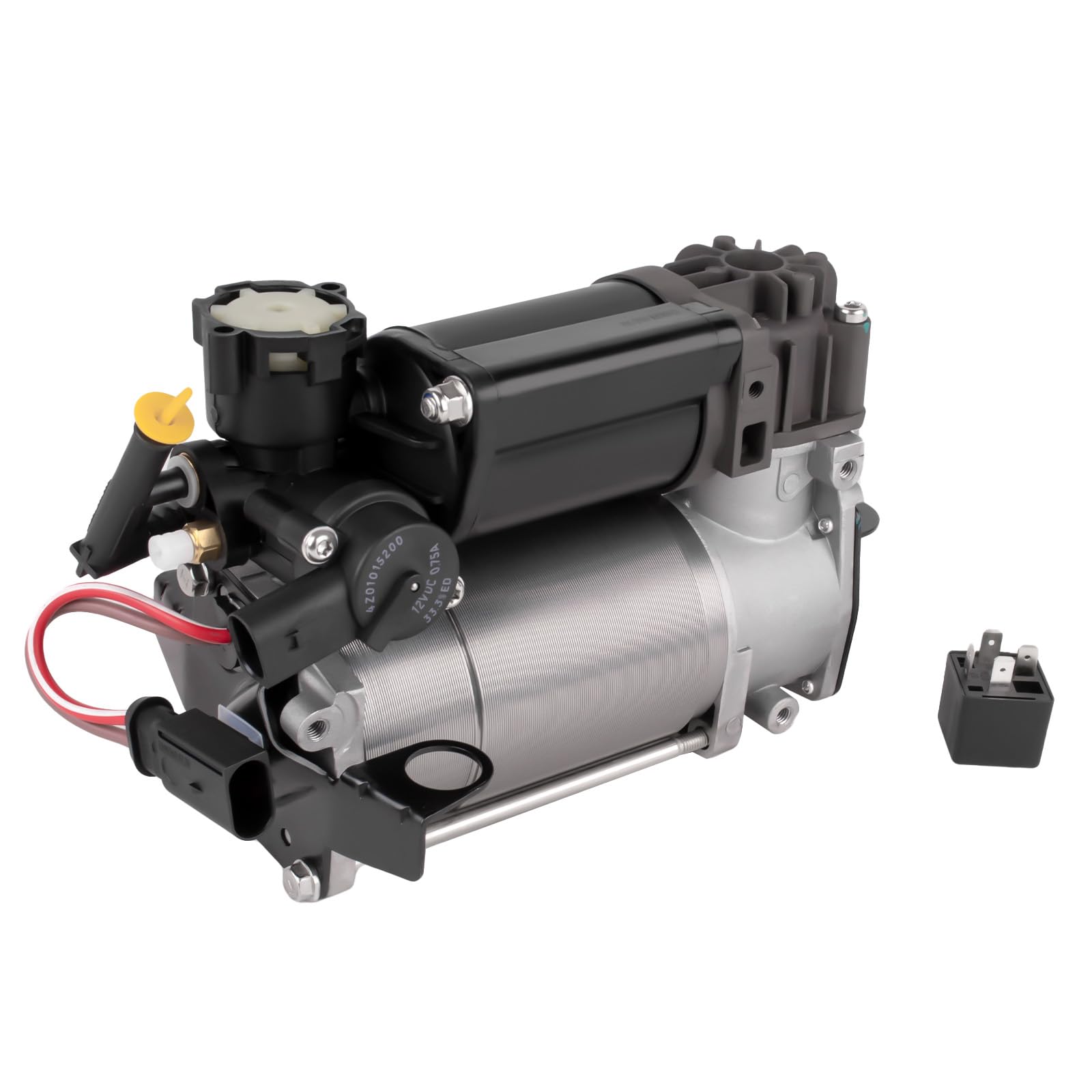 Luftfederung Kompressor Niveauregulierung mit relais Replace Kompatibel mit CLS C219 E-Klasse W211 S211 S-Klasse W220# 2203200104 2203200304 2113200304 von Uenopedin MJ