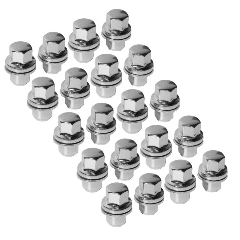 RRD500290 Radmuttern, Radmuttern, Radmuttern-Set aus Stahllegierung, kompatibel mit Land Ro-ver Sport 2005–2013, Discovery LR3 LR4 2004–2014, Ran-ge Rover L322 2006–2012, 20 Stück für LR068126 von Uenopedin MJ