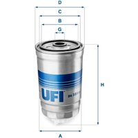 Kraftstofffilter UFI 24.351.01 von Ufi