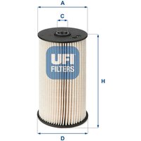 Kraftstofffilter UFI 26.007.00 von Ufi