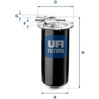 Kraftstofffilter UFI 55.411.01 von Ufi