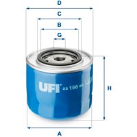 Ölfilter UFI 23.166.00 von Ufi