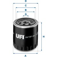 Ölfilter UFI 23.191.00 von Ufi