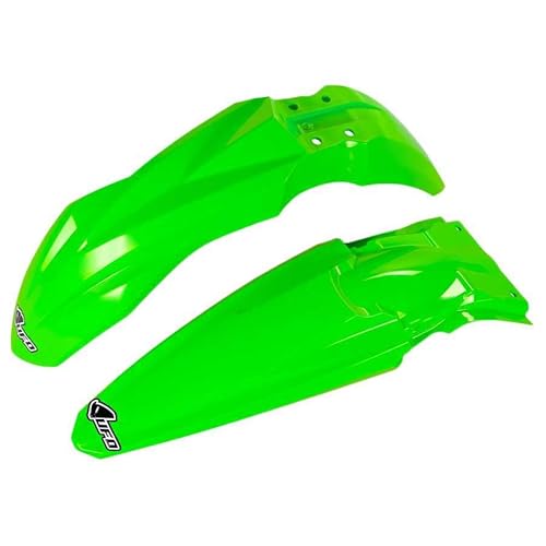 UFO PLAST FENDER-KIT GRÜN fluoro Kawasaki KXF 450 2016-2017 von UFO PLAST