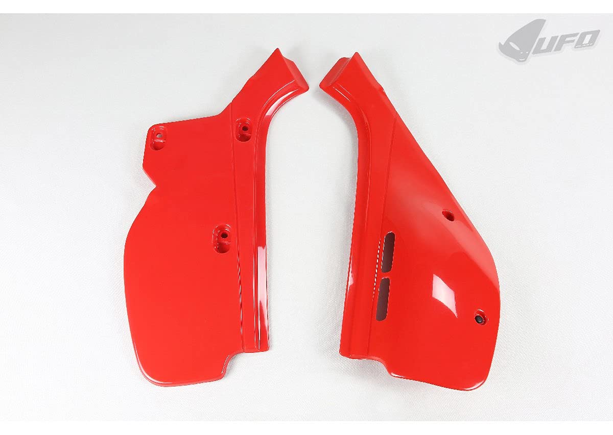 UFO PLAST Seitenwände / Seitenpanels rot/rot 069 kompatibel mit Honda XR 600 von 1988 bis 2002 von Ufo Plast