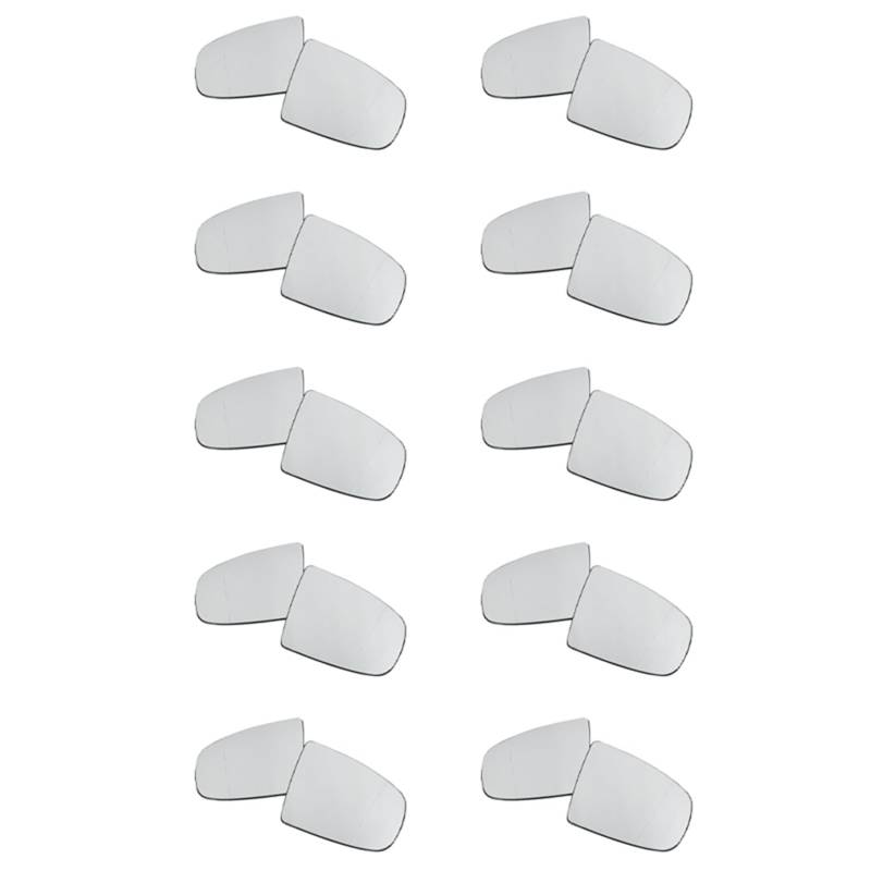 Uhidka 10 Paar Auto Rückspiegel Heck Ansicht Seiten Tür Glas Beheizt + Einstellung für X5 E70 X6 E71 E72 2007-2014 51167174981 von Uhidka