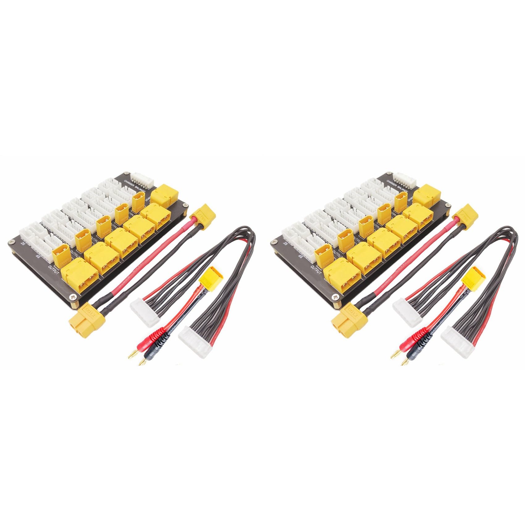 Uhidka 2X Lithium-Batterie-Ladeplatine, Paralleler XT30-XT60-Stecker, 2-6S-Lithiumbatterien für Elektronische Komponenten Des B6-Ladegeräts Uhidka 2X Lithium-Batterie-Ladeplatine, Paralleler XT30-XT60-Stecker, 2-6S-Lithiumbatterien für Elektronische Komponenten Des B6-Ladegeräts von Uhidka