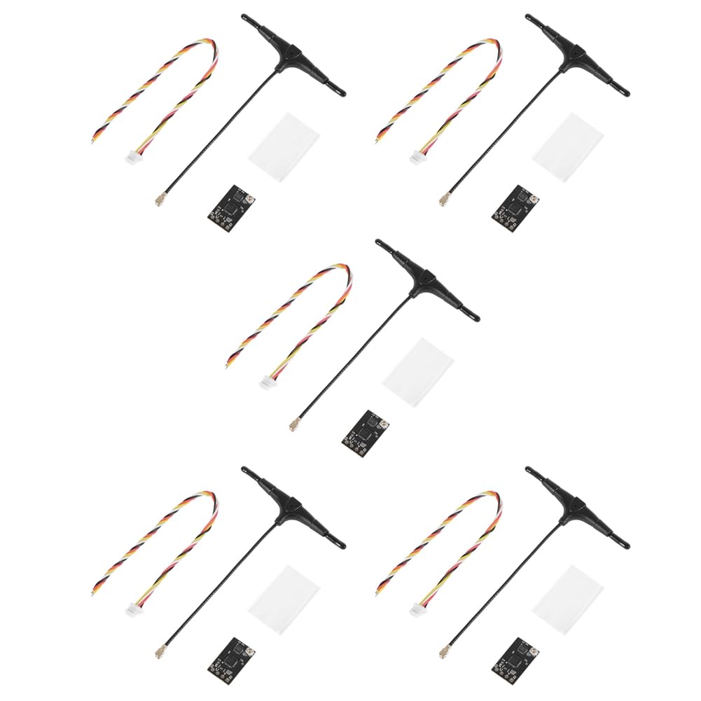 Uhidka 5 Stück ELRS 2,4 GHz NANO-Empfänger mit T-Typ-Antenne, FPV-Firmware 3.3.0, Unterstützt WLAN-Upgrade für FPV-RC-Drohnenteile Uhidka 5 Stück ELRS 2,4 GHz NANO-Empfänger mit T-Typ-Antenne, FPV-Firmware 3.3.0, Unterstützt WLAN-Upgrade für FPV-RC-Drohnenteile von Uhidka