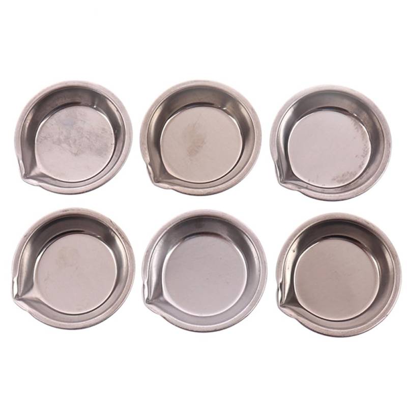 Uhidka 6 Metallfarbe Lackierpalette Tönungsschale für Modellwerkzeuge Farbpalette Farbe A Mischen von Uhidka