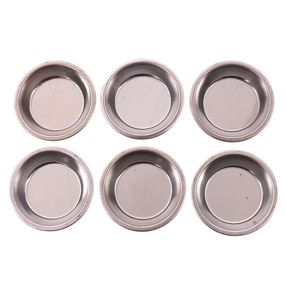 Uhidka 6er Pack Metall Farbpalette Tönungsschale für Modellwerkzeuge Farbpalette Farbvermischung B Uhidka 6er Pack Metall Farbpalette Tönungsschale für Modellwerkzeuge Farbpalette Farbvermischung B von Uhidka