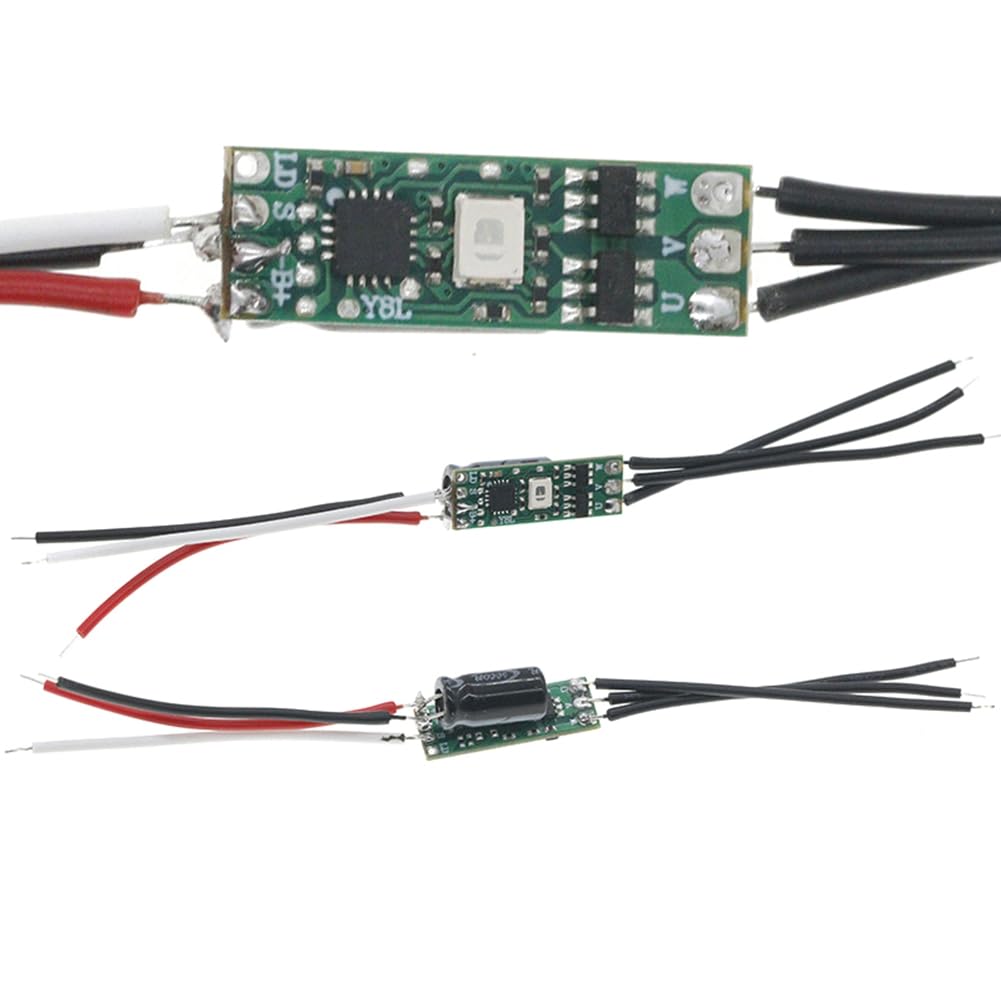 Uhidka Brushless Motor Driver Board Motor Speed Controller Regulator Electric Regulator Drive für Mini Modellflugzeug FPV Bürstenloser Motor Grün Uhidka Brushless Motor Driver Board Motor Speed Controller Regulator Electric Regulator Drive für Mini Modellflugzeug FPV Bürstenloser Motor Grün von Uhidka