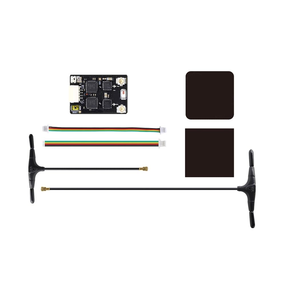 Uhidka ELRS GEMINI RX Doppelter Empfänger 2,4 GHz 150mm & 90mm Antennen für Verbesserte RC FPV Drohnenrennleistung Uhidka ELRS GEMINI RX Doppelter Empfänger 2,4 GHz 150mm & 90mm Antennen für Verbesserte RC FPV Drohnenrennleistung von Uhidka
